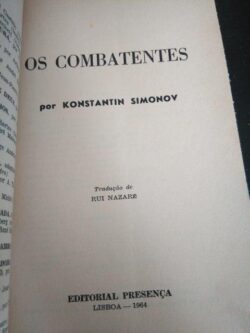 Os combatentes - Konstantin Simonov