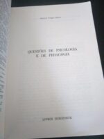 Questões de psicologia e pedagogia - Manuel Viegas Abreu