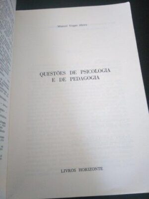 Questões de psicologia e pedagogia - Manuel Viegas Abreu