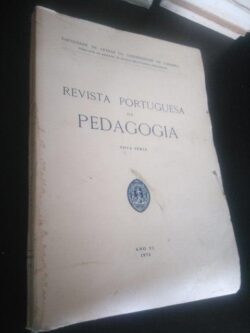 Revista Portuguesa de Pedagogia - ano VI 1972 -