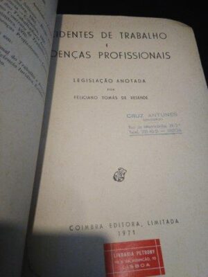 Acidentes de Trabalho e Doenças Profissionais - Feliciano Tomás de Resende
