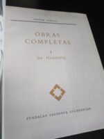 Obras Completas - I - Da Filosofia - Delfim Santos