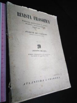 Revista Filosófica Ano 7.º - 20 (Agosto de 1957) -