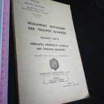 Règlement provisoire des troupes blindées -