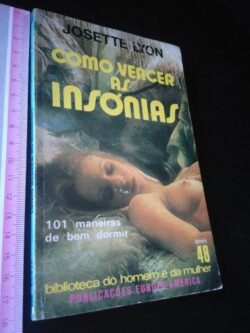 Como vencer as insónias - Josette Lyon