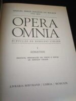 Opera Omnia I - Bocage