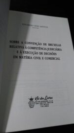 Convenção de Bruxelas de 1968 - Eduardo dos Santos