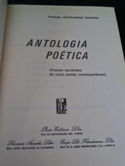 Antologia poética 5 (Colecção «Antologias Editora») -