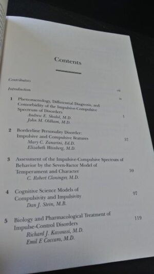 Impulsivity and compulsivity - John M. Oldham