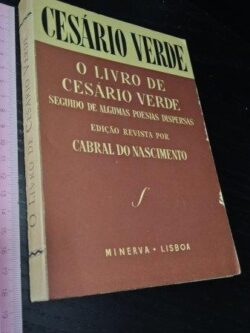 O livro de Cesário Verde seguido de algumas poesias dispersas - Cesário Verde