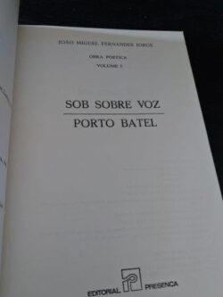Obra poética (volume 1) - João Miguel Fernandes Jorge