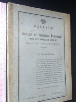 Boletim do Instituto de Orientação Profissional (Ano III