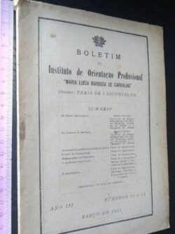 Boletim do Instituto de Orientação Profissional (Ano III