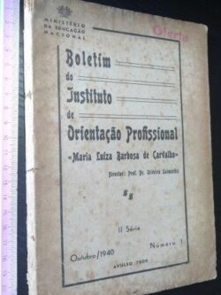 Boletim do Instituto de Orientação Profissional (n.° 1