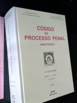 Código de Processo Penal Anotado (I vol.) - M. Simas Santos