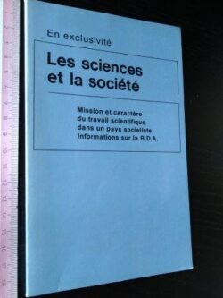 Les sciences et la société -