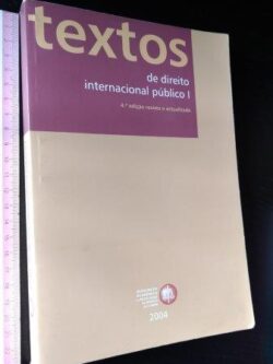 Textos de Direito Internacional Público I -
