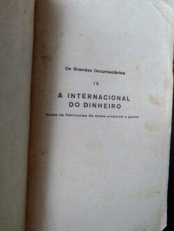 A internacional do dinheiro - Adolfo Coelho
