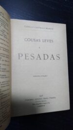 Cousas leves e pesadas (2.a edição) - Camillo Castello Branco