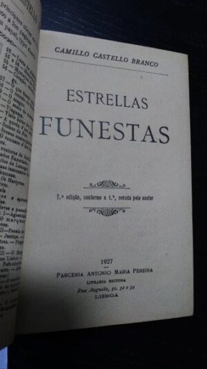 Estrellas funestas - Camillo Castello Branco