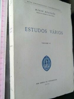 Estudos vários (volume II) - Mário Brandão