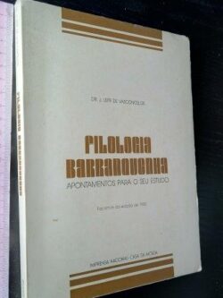 Filologia barranquenha - J. Leite de Vasconcelos