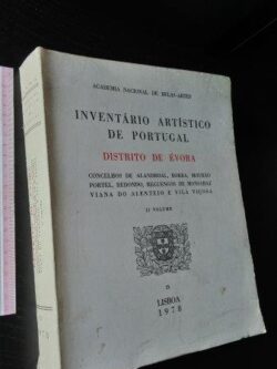 Inventário artístico de Portugal (II vol. - Distrito de Évora) -