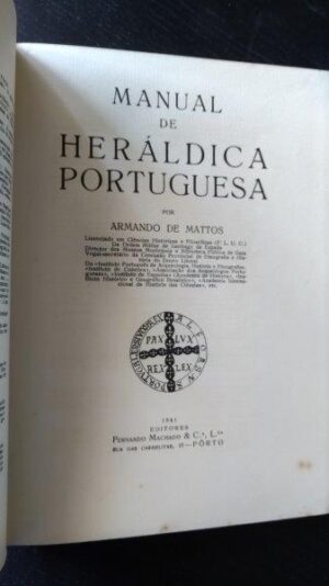 Manual de heráldica portuguesa - Armando de Mattos