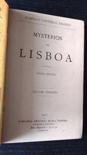 Mysterios de Lisboa (vols. I e II) - Camillo Castello Branco