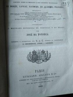 Novo diccionario francez-portuguez (1885) - José da Fonseca