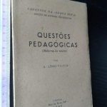 Questões pedagógicas (Reforma do ensino) - A. Lôbo Vilela