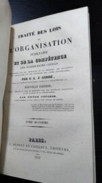 Traité des lois de l'organisation judiciaire et de la compétence des juridictions civiles - G.L.J.Carré