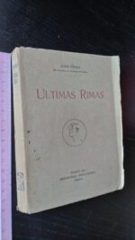 Ultimas rimas - João Penha
