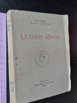 Ultimas rimas - João Penha