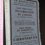 Une nouvelle psychologie du langage + Mon frère le dominicain - Frédérique Lefèvre / Émile Baumann