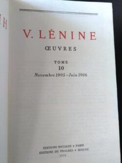 Oeuvres (Tome 10) - V. I. Lénine