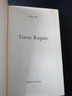 Teresa Raquin - Émile Zola