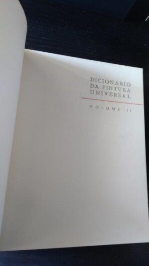 Dicionário da Pintura Universal (2 vols. - Estúdios Cor) -