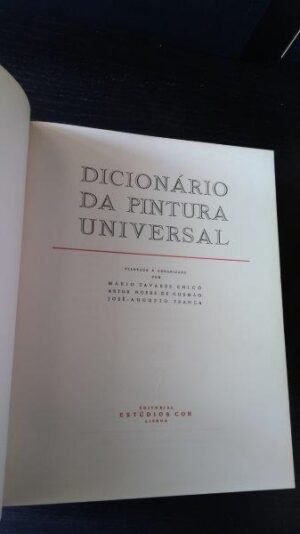 Dicionário da Pintura Universal (2 vols. - Estúdios Cor) -