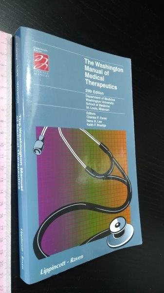 The Washington Manual of Medical Therapeutics - Charles F. Carey The Washington Manual of Medical Therapeutics - Charles F. Carey