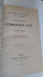Dictionnaire étymologique latin - Michel Bréal