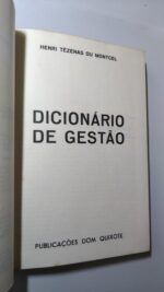 Dicionário de gestão - Henri Tézenas du Montcel