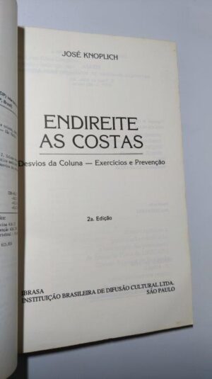 Endireite as costas - José Knoplich