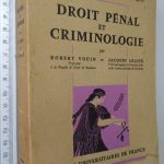 Droit Pénal et Criminologie - Robert Vouin