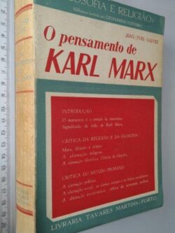 O pensamento de Karl Marx (1.° vol.) - Jean-Yves Calvez