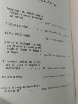 notas e trabalhos do Serviço de Fomento Mineiro (vol. XV