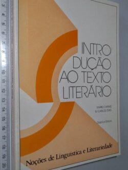 Introdução Ao Texto Literário - Mário Carmo