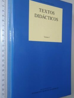 Textos Didácticos (Vol.I) - José Sebastião Silva