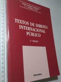 Textos de Direito Internacional Público - Pedro Romano Martinez