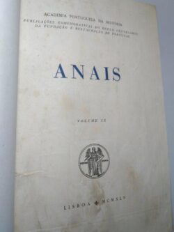 Anais - Ciclo da Restauração de Portugal (Volume IX) -